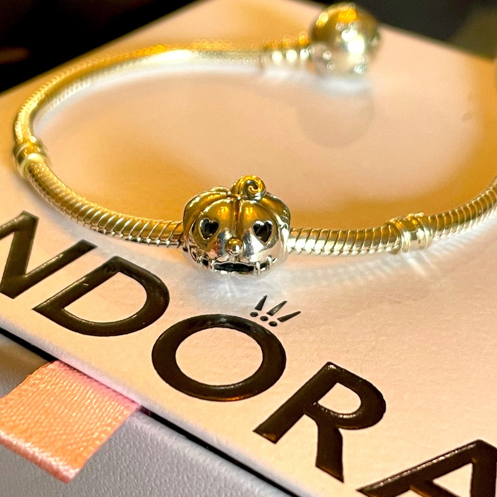 Brand new Authentic Pandora Pumpkin charm sterling silver